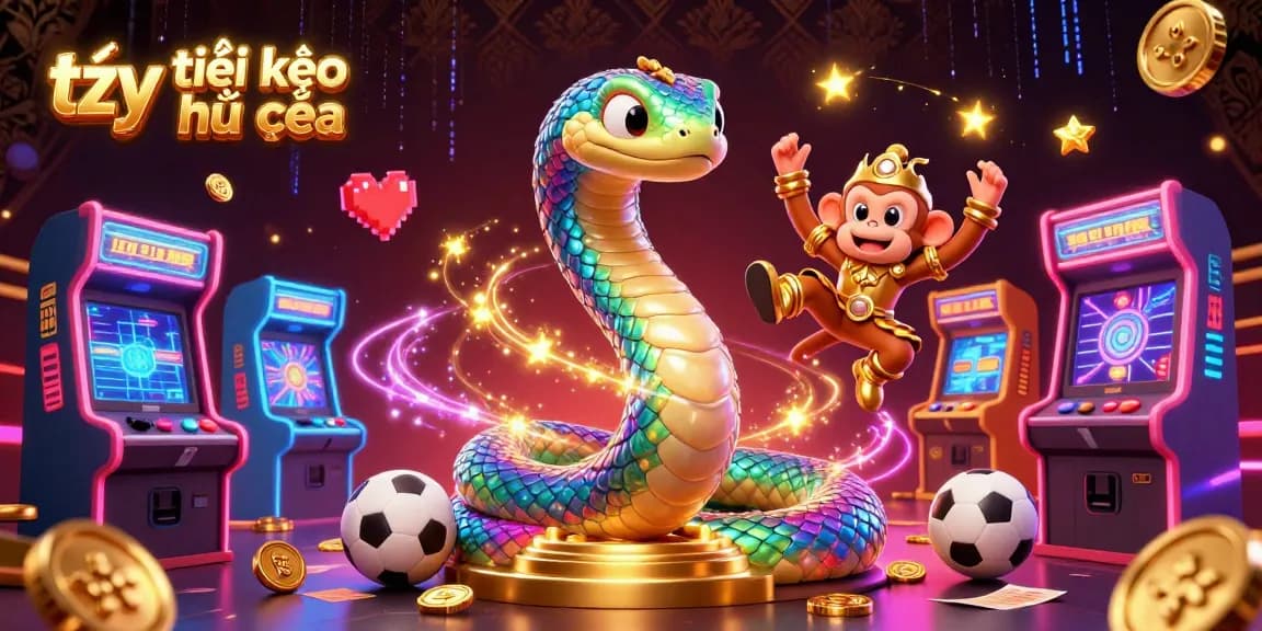 Experience thrilling sports betting with tỷ lệ kèo nhà cái in vibrant 3D action art.