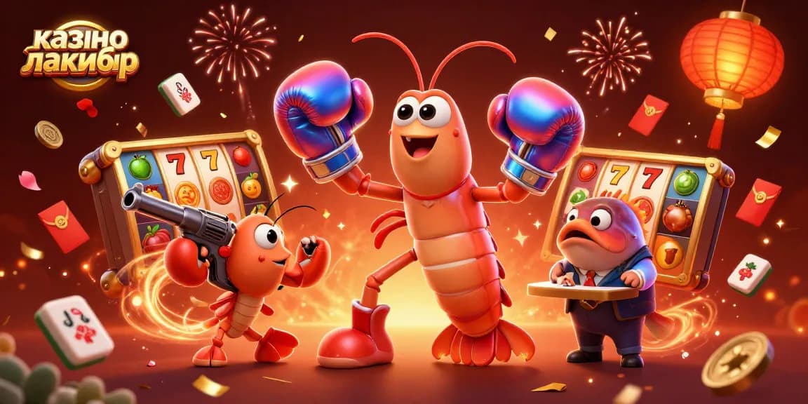 Enhance your gameplay at казино лакибир with vibrant 3D casino scene featuring lively characters and festive elements.