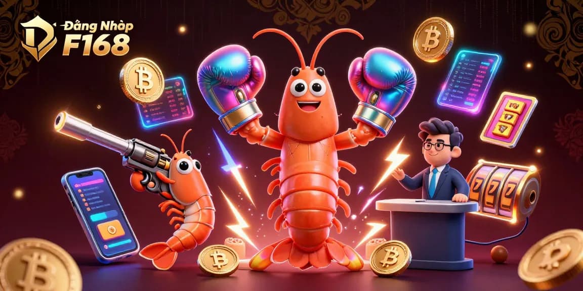 Engage in Đăng Nhập F168 for slot games with vibrant, illuminating gaming characters and elements.