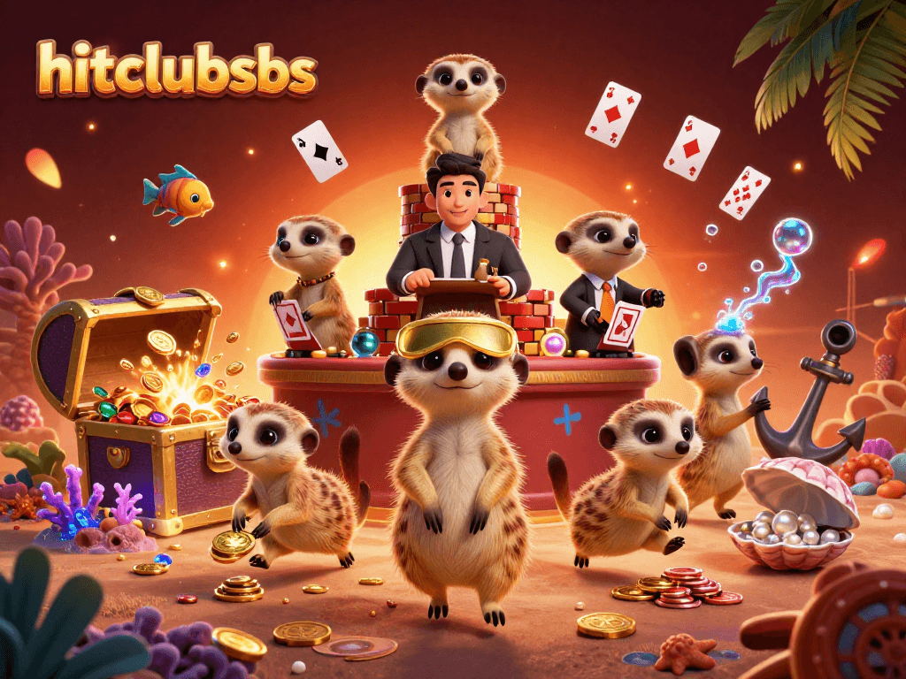Engage in thrilling gameplay and win big at hitclubsbs with meerkats managing a vibrant casino operation!