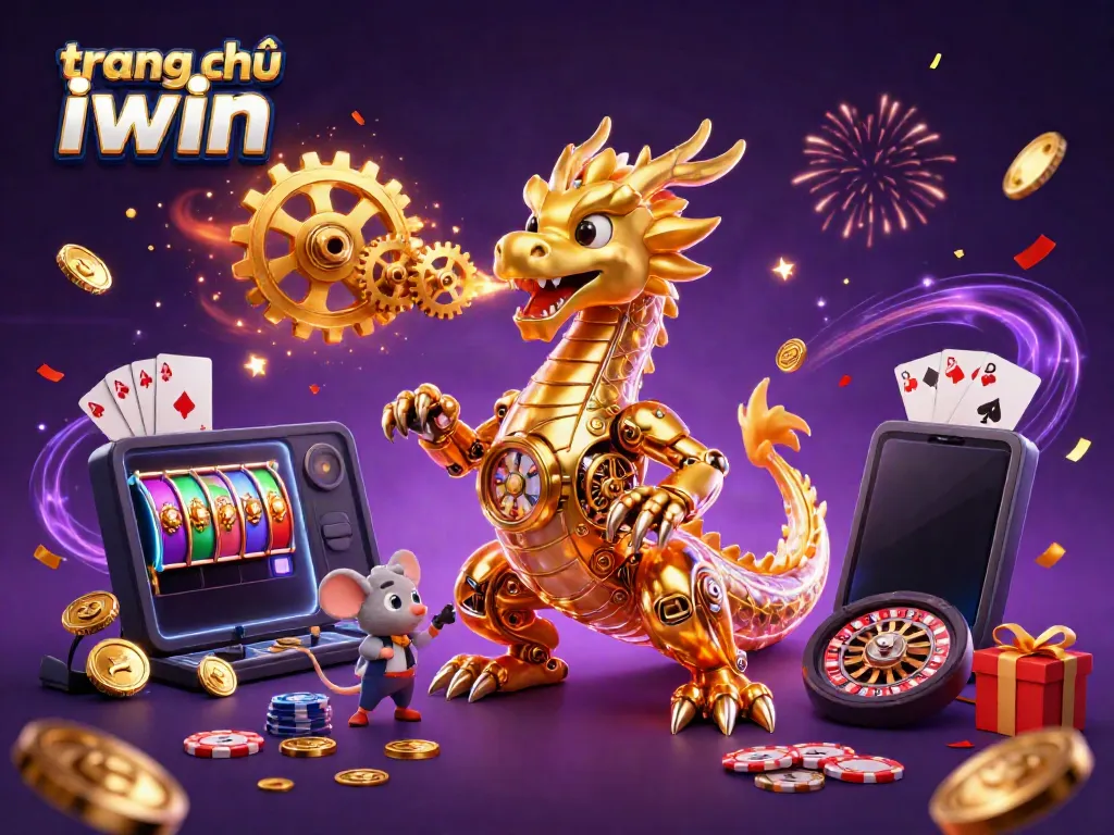 Experience the vibrant gameplay excitement on trang chủ iwin with a captivating dragon and gaming elements.