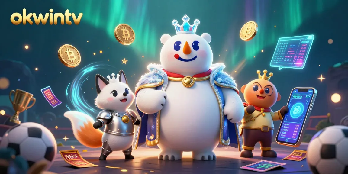 Experience thrilling sports betting action with okwintv's vibrant characters and dynamic elements.