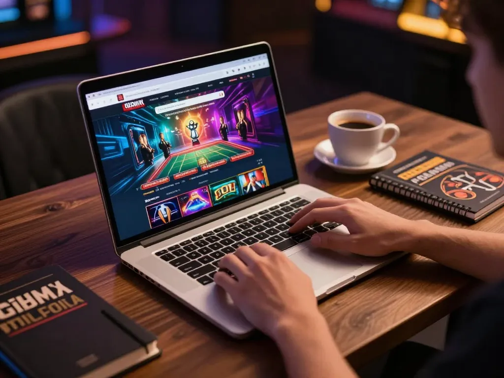 Engaging online gaming experience at Trang chủ Ta88 showcasing vibrant casino interface and cozy setup.