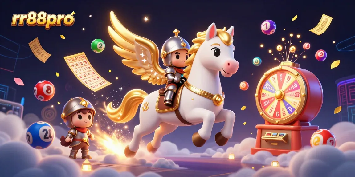 Experience thrilling wins with rr88pro, featuring a magical galloping horse amidst dynamic gaming elements.