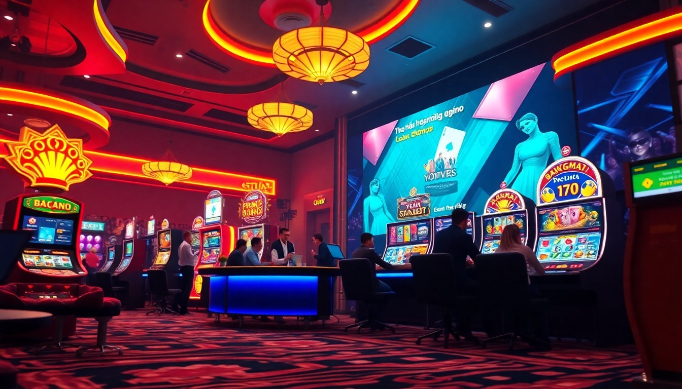 Exciting gameplay at nhà cái GO99, featuring vibrant casino games and professional dealers.