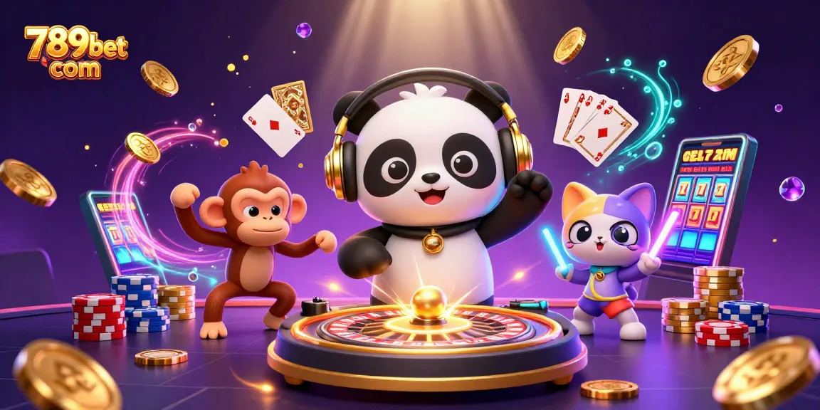 Experience the excitement of 789bet com with vibrant characters and dynamic casino elements in a 3D celebration of gaming.